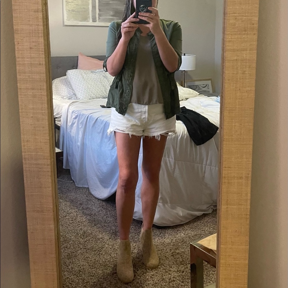 Sanctuary army green tie jacket with pockets